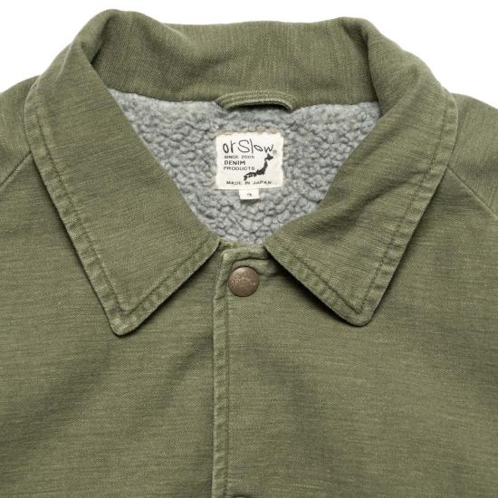  오어슬로우 자켓 오슬로 빈티지 워싱 코치 재킷 (플리스 안감) - ORSLOW