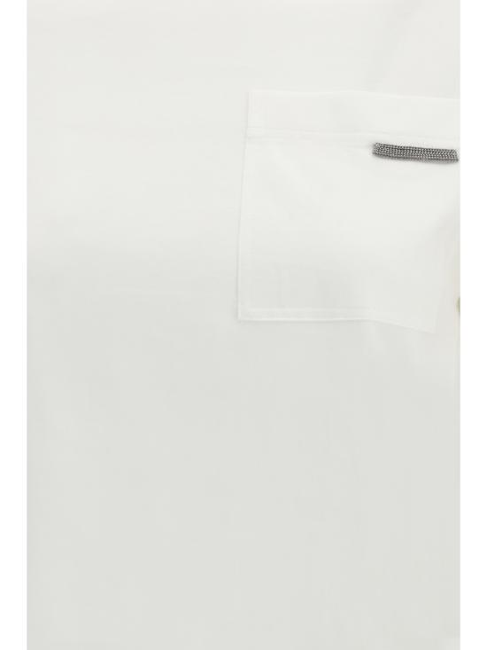 26SS 브루넬로 쿠치넬리 반팔 티셔츠 M0T81EC710 C6159 WHITE - BRUNELLO CUCINELLI