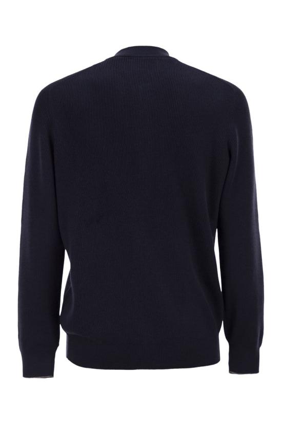 26SS 브루넬로 쿠치넬리 스웨터 M29400006 CW425 BLUE - BRUNELLO CUCINELLI