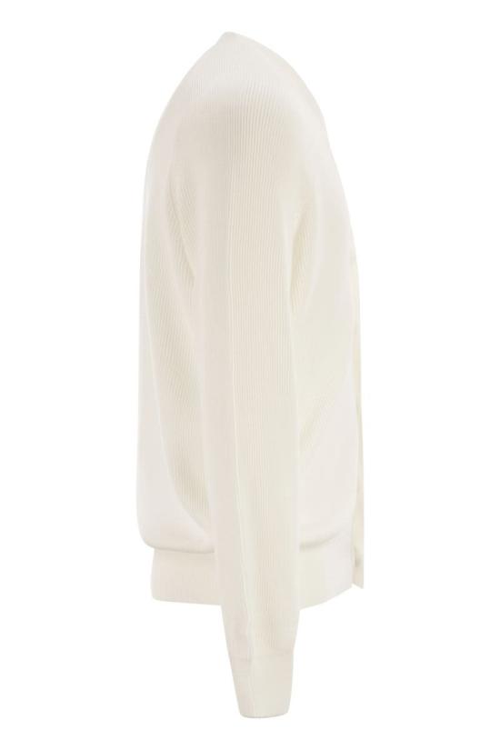 26SS 브루넬로 쿠치넬리 스웨터 M29400116 CO312 WHITE - BRUNELLO CUCINELLI