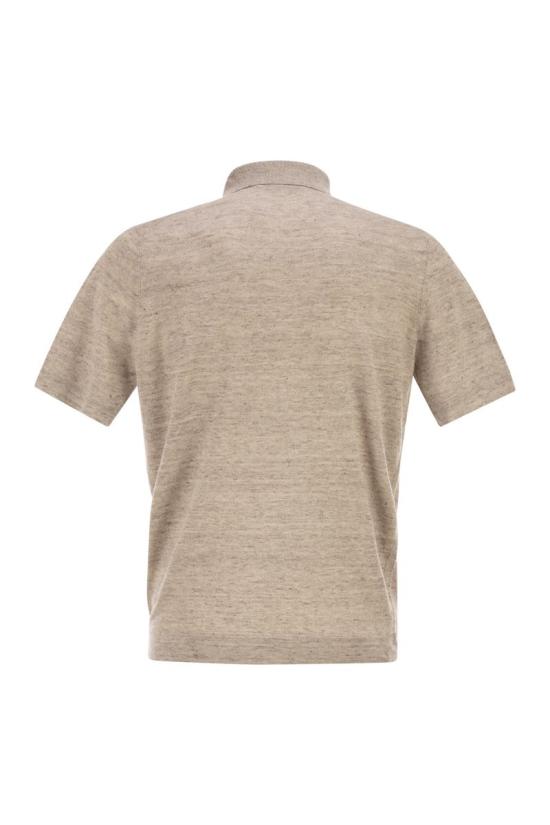 26SS 브루넬로 쿠치넬리 반팔 티셔츠 M2L00315 C7950 BEIGE - BRUNELLO CUCINELLI