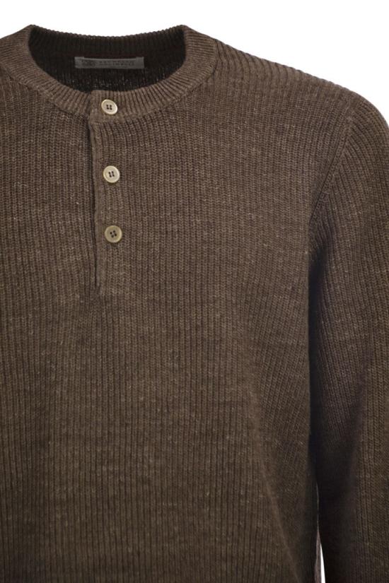 26SS 브루넬로 쿠치넬리 반팔 티셔츠 M2L707711 CNO22 BROWN - BRUNELLO CUCINELLI