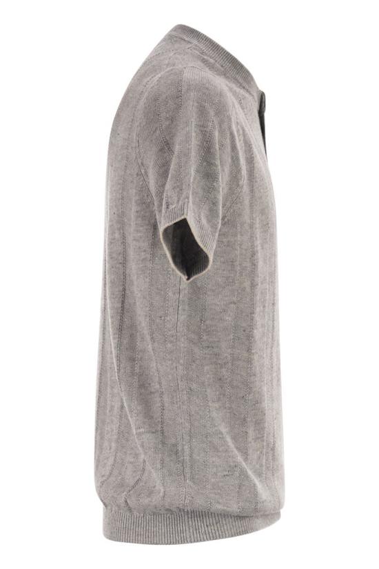 26SS 브루넬로 쿠치넬리 세라피노 티셔츠 M2L707801 CYZ16 GREY - BRUNELLO CUCINELLI