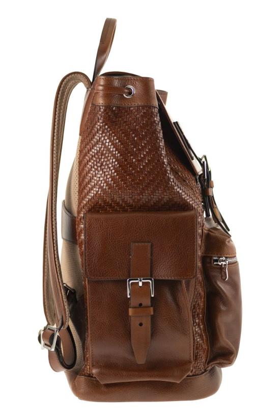 26SS 브루넬로 쿠치넬리 백팩 MBXOBU356 C9186 BROWN - BRUNELLO CUCINELLI