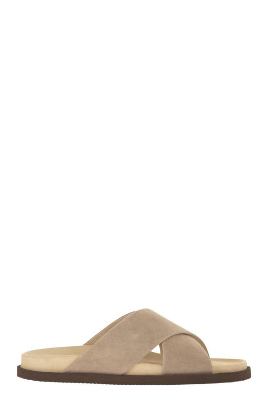 26SS 브루넬로 쿠치넬리 뮬/슬리퍼 MZUSOLY327 CVQ06 BEIGE