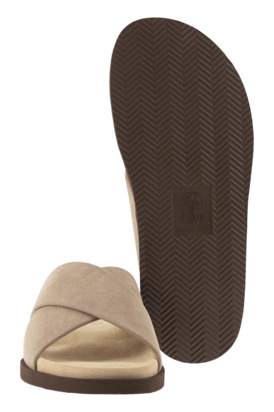 26SS 브루넬로 쿠치넬리 뮬/슬리퍼 MZUSOLY327 CVQ06 BEIGE - BRUNELLO CUCINELLI