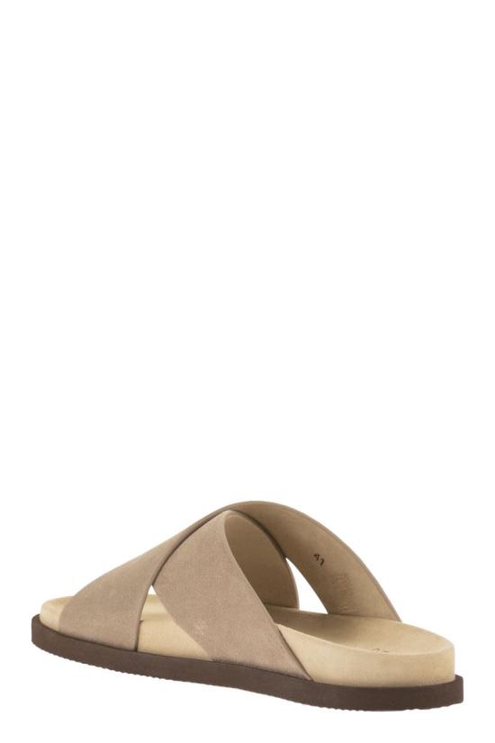 26SS 브루넬로 쿠치넬리 뮬/슬리퍼 MZUSOLY327 CVQ06 BEIGE - BRUNELLO CUCINELLI