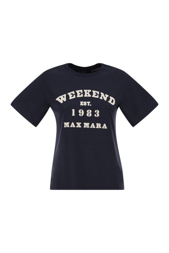 26SS 위켄드막스마라 반팔 티셔츠 2615971051600 007 BLUE