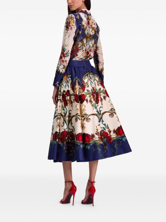 26SS 앨리스 앤 올리비아 롱 스커트 CC511P38308D439 BLUE - ALICE & OLIVIA