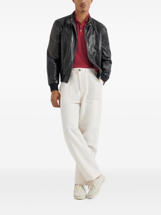 26SS 브루넬로 쿠치넬리 피케 폴로 셔츠 ME8548788CLL16 RED - BRUNELLO CUCINELLI