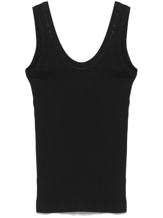 26SS 브루넬로 쿠치넬리 반팔 티셔츠 MG902FP100C101 BLACK