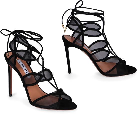 26SS 아쿠아주라 샌들 FTAHIGS0SFE000 black - AQUAZZURA