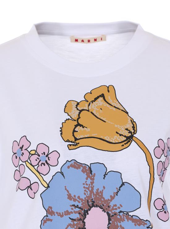 26SS 마르니 반팔 티셔츠 THJE0293PS USCY78PRW01 White - MARNI