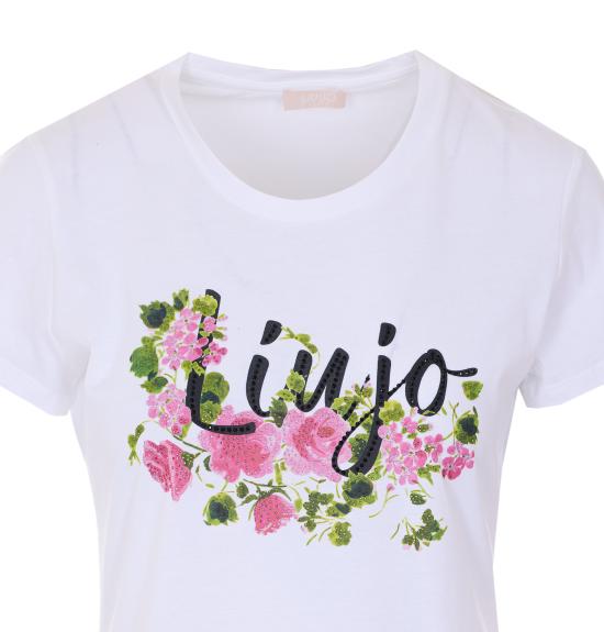 26SS 리우조 반팔 티셔츠 WA6493JS923 P9603 White - LIU JO