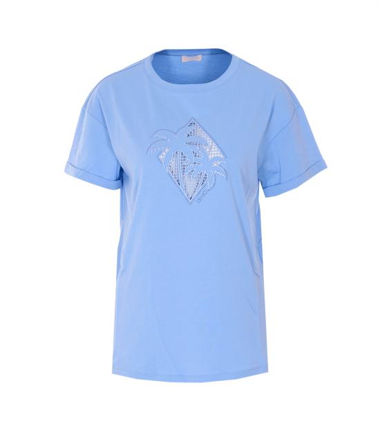 26SS 리우조 반팔 티셔츠 WA6413JS904 P9318 Blue