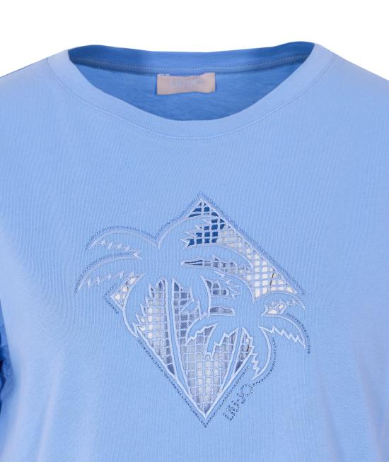 26SS 리우조 반팔 티셔츠 WA6413JS904 P9318 Blue - LIU JO