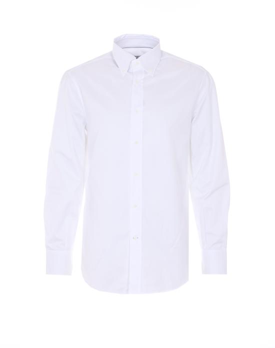 26SS 브루넬로 쿠치넬리 긴팔 셔츠 MBUC40038 C159 White