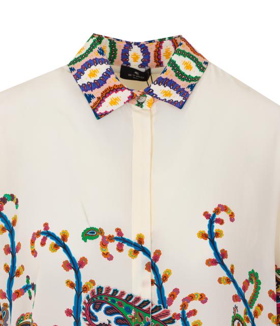 26SS 에트로 미디 원피스 WRIA0103 AKG20X0800 White - ETRO