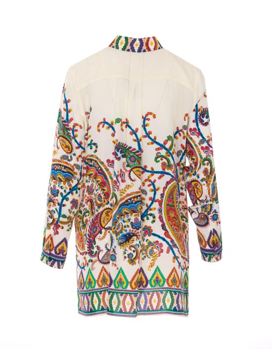 26SS 에트로 미디 원피스 WRIA0103 AKG20X0800 White - ETRO