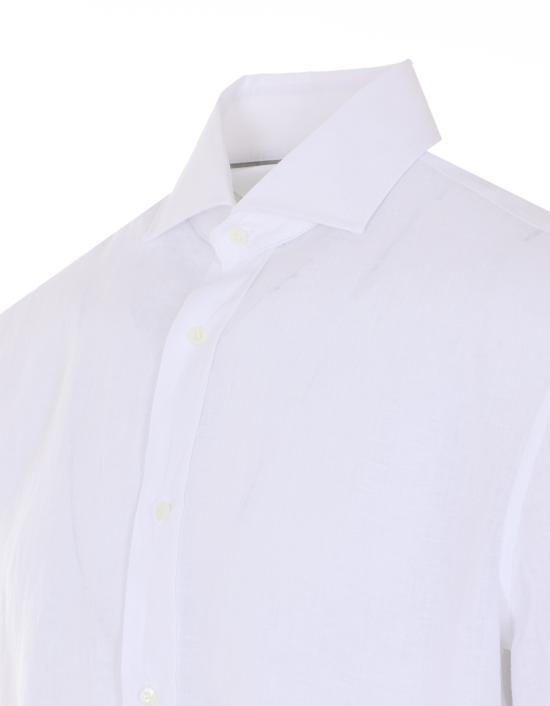 26SS 브루넬로 쿠치넬리 긴팔 셔츠 MM6840627 C001 White - BRUNELLO CUCINELLI