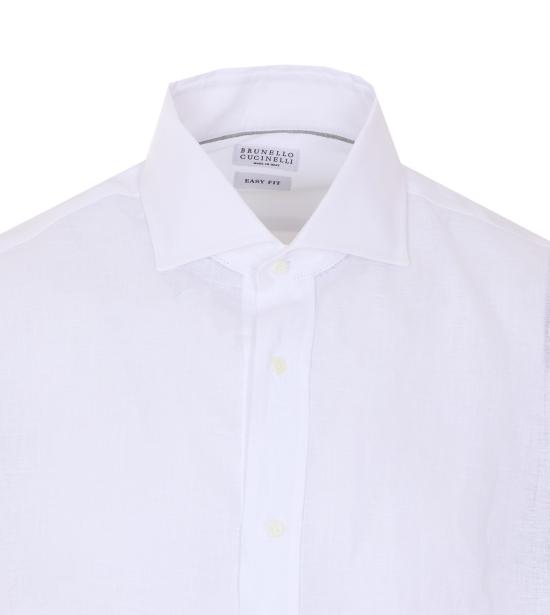 26SS 브루넬로 쿠치넬리 긴팔 셔츠 MM6840627 C001 White - BRUNELLO CUCINELLI