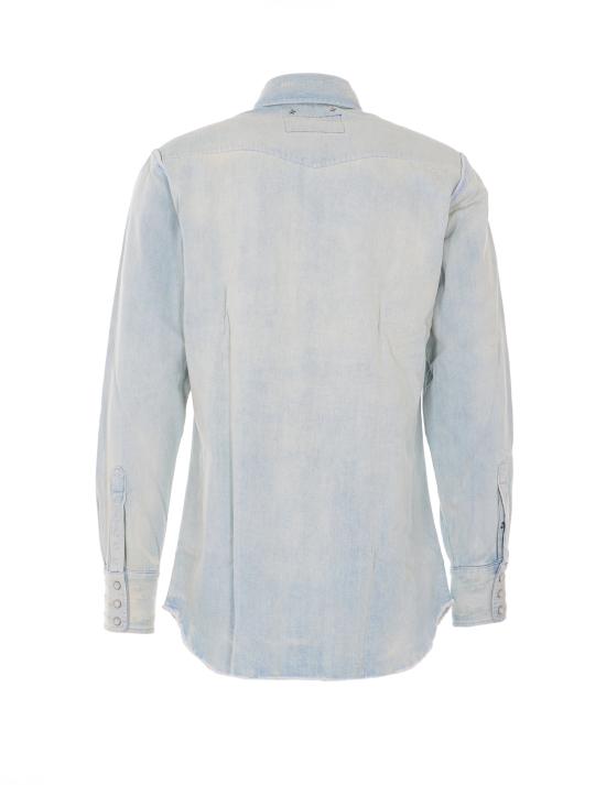 26SS 골든구스 해머드 스터드 데님 데님 셔츠 GMP00487 P00063650100 Blue - GOLDEN GOOSE