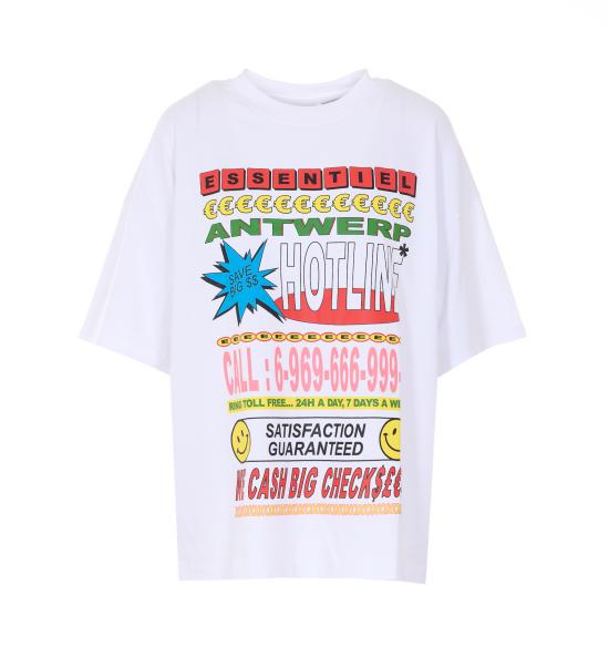 26SS 에센셜앤트워프 반팔 티셔츠 JOGGAN J2OW White