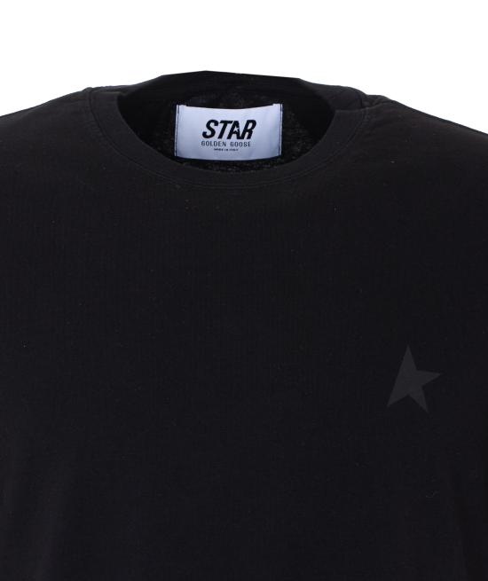 26SS 골든구스 반팔 티셔츠 GMP01220 P00059390100 Black - GOLDEN GOOSE