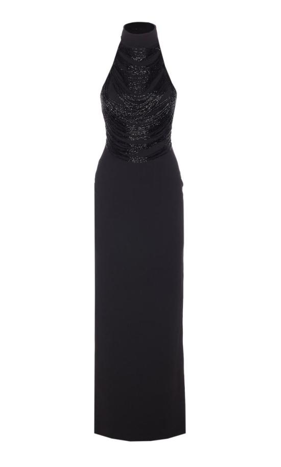 26SS 솔러스런던 롱 원피스 OS46011BLACK Black