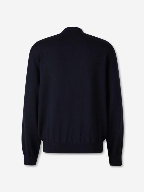 26SS 발렌시아가 스웨터 849963T1756 4140NAVY MIDNIGHT BLUE - BALENCIAGA