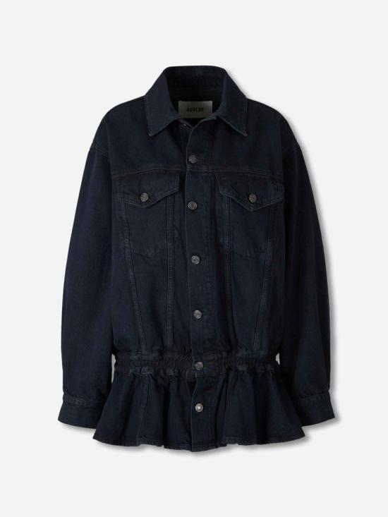 26SS 에이골디 코트 A5112 1604 ILLUSION DKBLUEBLK Black