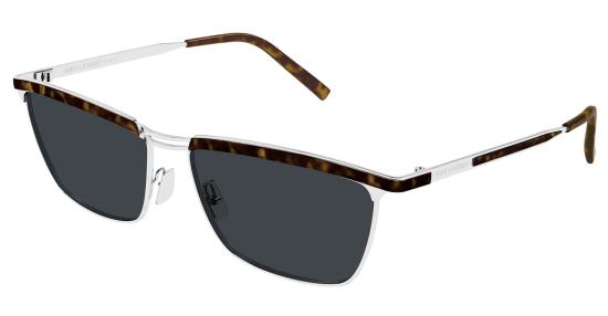 25FW 생로랑 안경 SL 795 JOE 002 DARK HAVANA SILVER - SAINT LAURENT