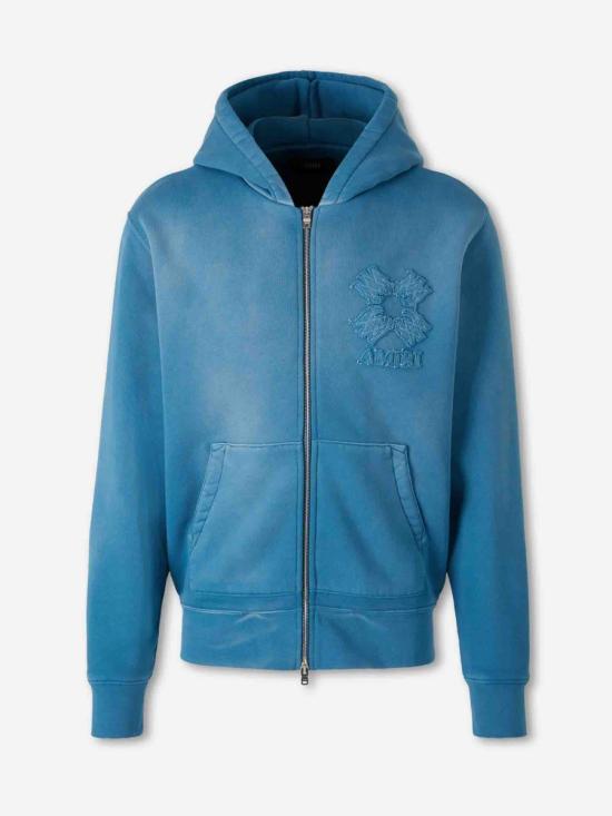 26SS 아미리 후드 티셔츠 AMTOJR1034 950Dark Indigo BLUE