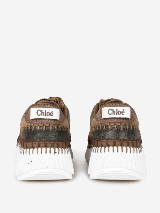 26SS 끌로에 스니커즈 CH25W00RTV 23OOak Brown BROWN - CHLOE