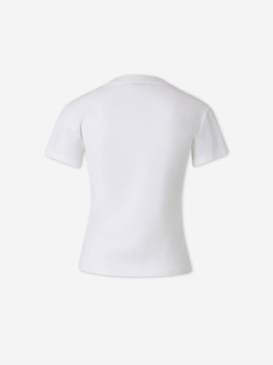 26SS 아크네 스튜디오 반팔 티셔츠 CL0397 AEGOFF WHITE - ACNE STUDIOS