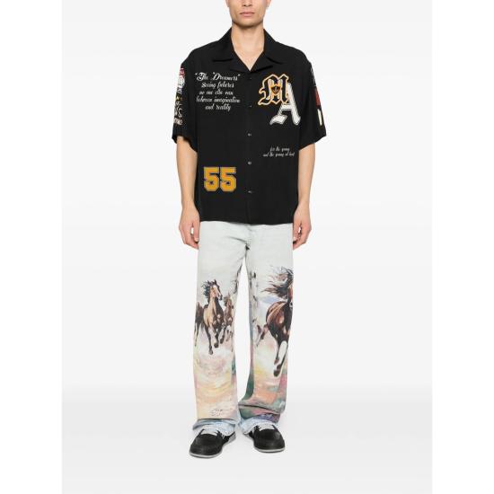 26SS 아미리 반팔 셔츠 AMTOSH1043 BLACK - AMIRI