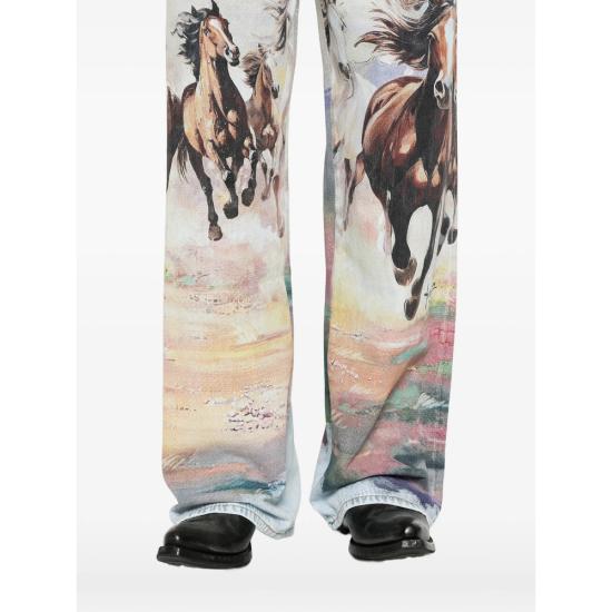 26SS 아미리 데님 팬츠 AMBMJE1009 CLOBL BLUE BROWN - AMIRI