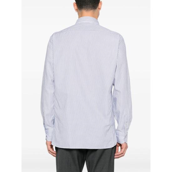 26SS 톰포드 긴팔 셔츠 FMC306 HSO002 WUC WHITE BLUE - TOMFORD