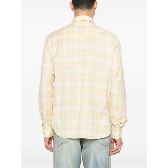 26SS 톰포드 긴팔 셔츠 FMC297 HDS001 JJF YELLOW WHITE - TOMFORD