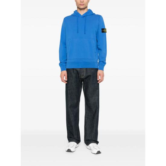 26SS 스톤 아일랜드 후드 티셔츠 156100062 S0051 V0022 BLUE - STONE ISLAND