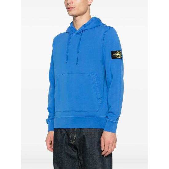 26SS 스톤 아일랜드 후드 티셔츠 156100062 S0051 V0022 BLUE - STONE ISLAND