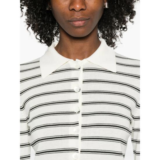 26SS 아페쎄 가디건 COHLP F22320 TAT WHITE BLACK - A.P.C.