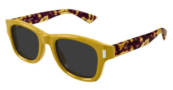 25FW 생로랑 안경 SL 801 004 YELLOW - SAINT LAURENT