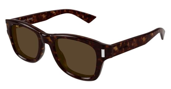25FW 생로랑 안경 SL 801 002 Brown - SAINT LAURENT