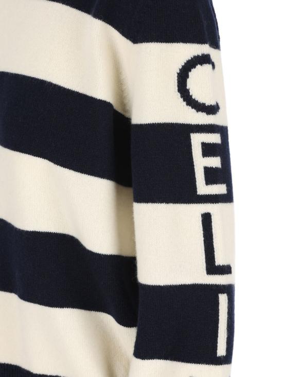 26SS 셀린느 울 캐시미어 크루넥 스웨터 RY0RL2I93 GHM4 Blue - CELINE