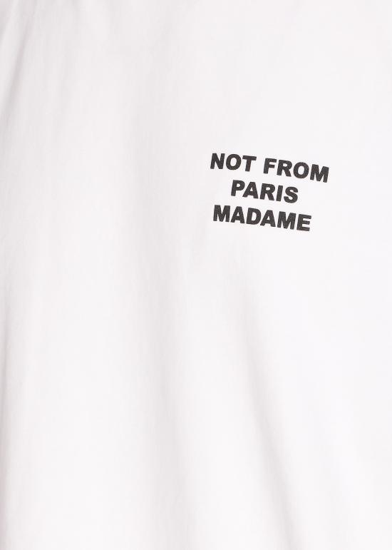 26SS 드롤드무슈 반팔 티셔츠 TS203 CO002OPW White - DROLE DE MONSIEUR