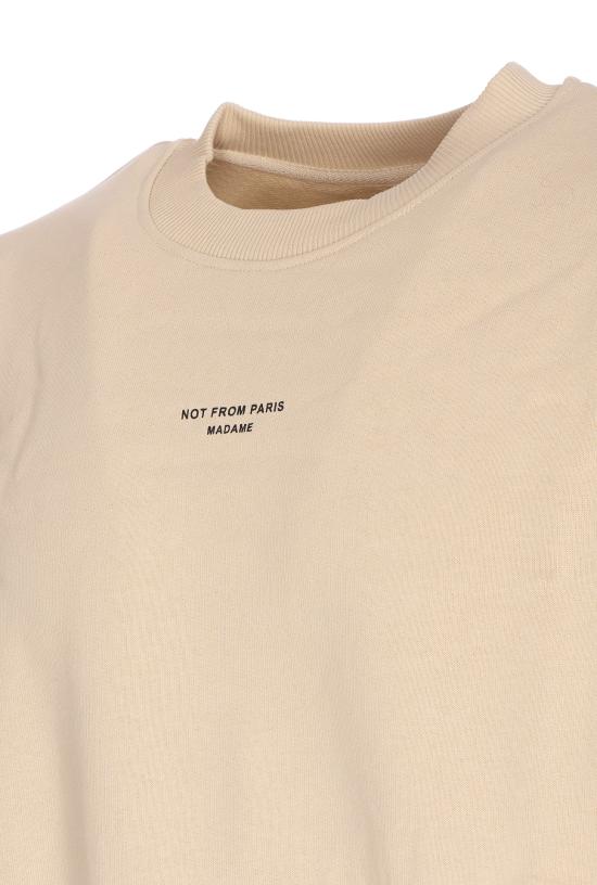 26SS 드롤드무슈 긴팔 티셔츠 SW148 CO127MT Beige - DROLE DE MONSIEUR