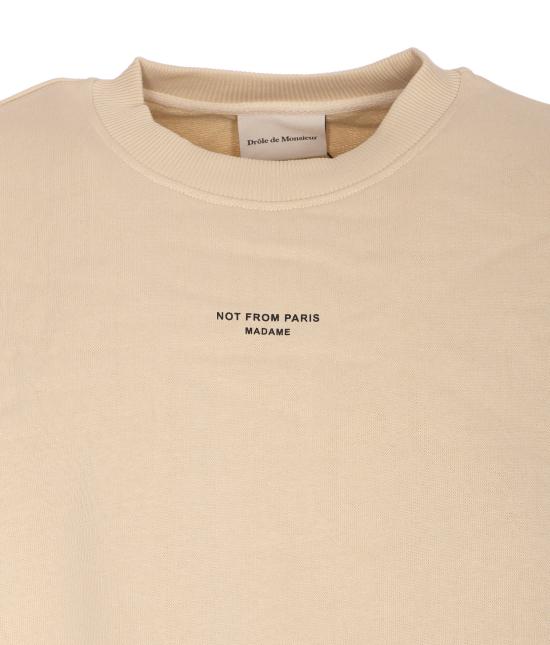 26SS 드롤드무슈 긴팔 티셔츠 SW148 CO127MT Beige - DROLE DE MONSIEUR