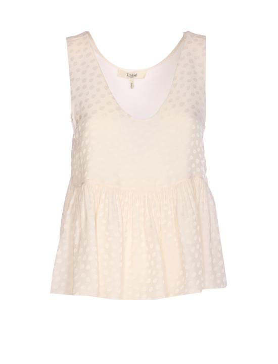 26SS 끌로에 긴팔 티셔츠 26SHT30310 107 White