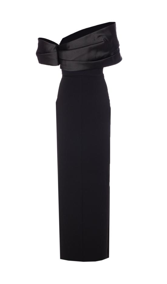 26SS 솔러스런던 미디 원피스 OS38019 BLACK Black - SOLACE LONDON